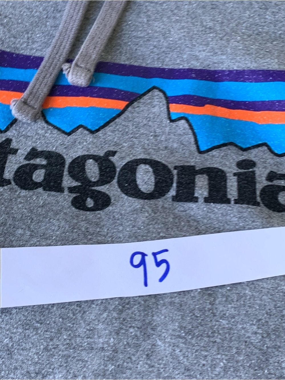 Patagonia Gray Hoodie Men's P-6 Logo Uprisal Hoody Size Large - Picture 9 of 9
